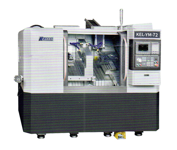 雙面數控車床 Kel-YM-72 床外觀照片