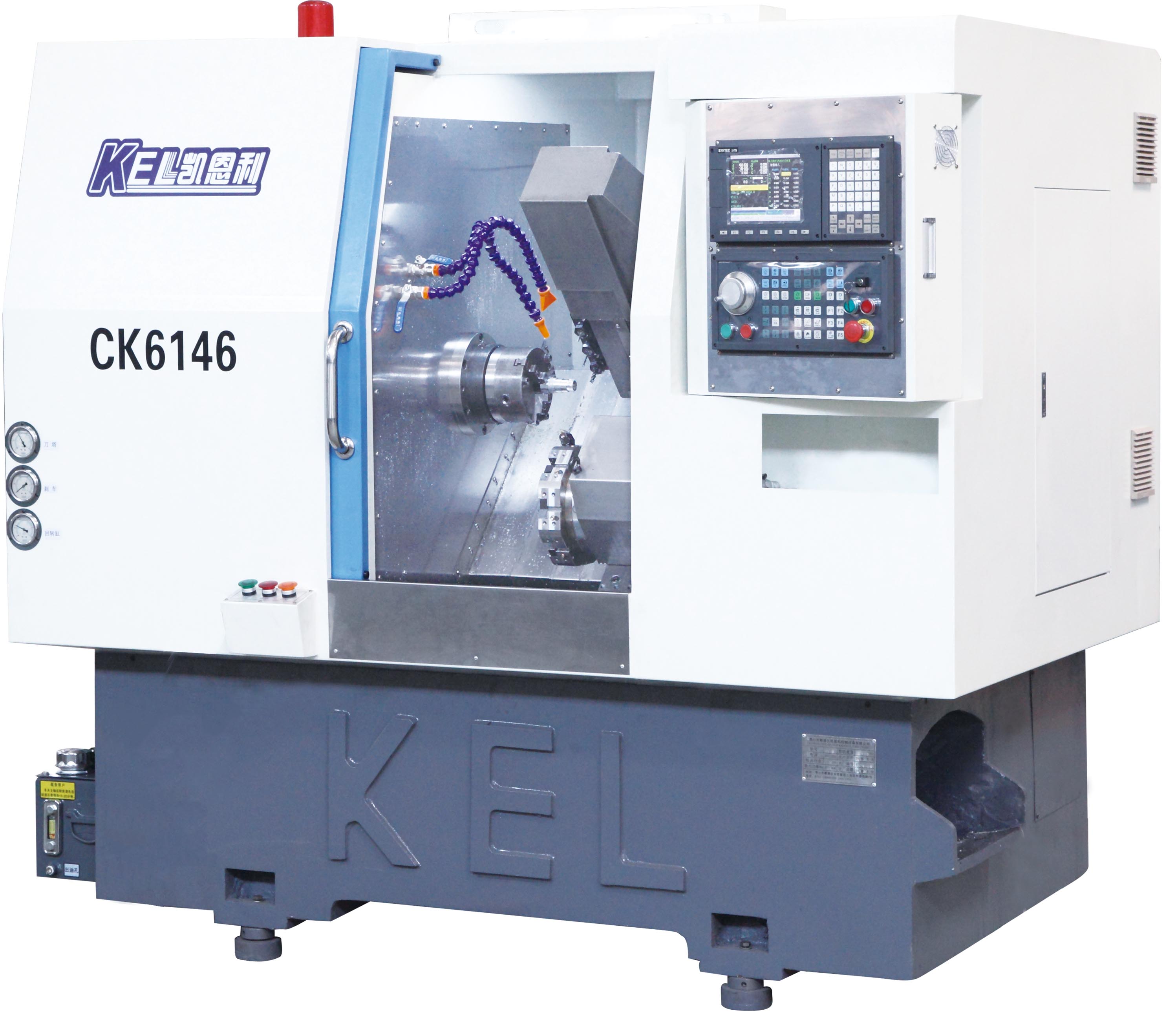 CKX46C-Y 數(shù)控車床（標(biāo)準(zhǔn)46機(jī)型-排刀機(jī)+帶Y軸+Y軸端銑2頭+Y軸側(cè)銑3頭）